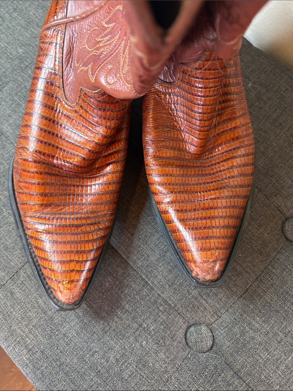 Ariat lizard cowboy boots - Picture 8 of 8